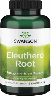 Swanson Eleuthero Root, Všehojovec štetinatý, 425 mg, 120 kapsúl