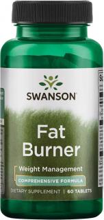 Swanson Fat Burner, Spaľovač tukov, 60 tabliet