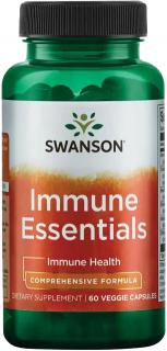Swanson Immune Essentials, 60 rastlinných kapsúl