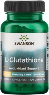 Swanson L-Glutathione, 100 mg, 100 kapsúl