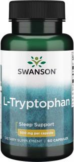 Swanson L-Tryptophan, 500 mg, 60 kapsúl