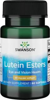 Swanson Lutein Esters, 20 mg, 60 softgel kapsúl
