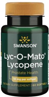 Swanson Lyc-O-Mato Lycopene, Lykopén, 10 mg, 60 softgel kapsúl