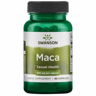 Swanson Maca Peruánská Extract (Lepidium meyenii), 500 mg, 60 kapsúl