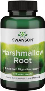 Swanson Marshmallow Root, Koreň proskurníka lekárskeho, 500 mg, 90 kapsúl