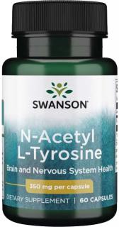 Swanson N-Acetyl L-Tyrosine, 350 mg, 60 kapsúl
