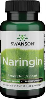Swanson Naringin, Citrusový bioflavonoid, 500 mg, 60 kapsúl