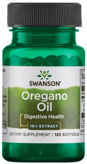 Swanson Oregano oil 10:1 Extrakt, 150 mg, 120 softgel kapsúl