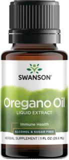 Swanson Oregano Oil Tekutý Extrakt, 29,6 ml, Bez alkoholu a cukru