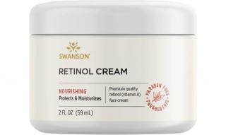 Swanson Retinol Cream, Vyživujúci pleťový krém s retinolom, 59 ml