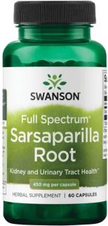 Swanson Sarsaparilla Root, 450 mg, 60 kapsúl