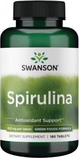 Swanson Spirulina, 500 mg, 180 tabliet