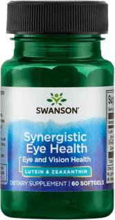 Swanson Synergistic Eye Health, Luteín a Zeaxantín (zdravie očí), 60 softgel kapsúl