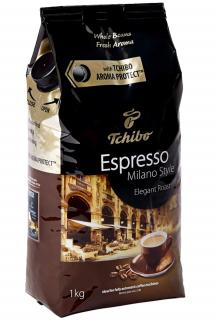 Tchibo Espresso Milano Style, zrnková káva, Arabica a Robusta, 1 kg