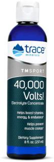 Trace Minerals 40,000 Volts, Koncentrát elektrolytov, 237 ml