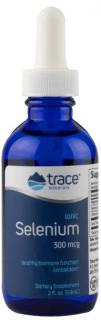 Trace Minerals Liquid Ionic Selenium, Tekutý selén, 300 mcg, 59 ml