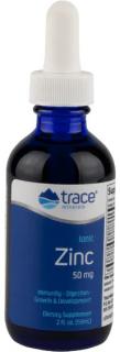 Trace Minerals Liquid Ionic Zinc, Tekutý zinok s meďou, 59 ml