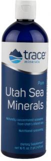 Trace Minerals Utah Sea Minerals, Tekuté minerály z mora, 473 ml