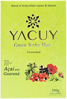 Yacuy Yerba maté Pure Leaf Acai a Guarana, 500 g