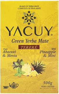 Yacuy Yerba maté Tereré Ananás a Mäta, 500 g