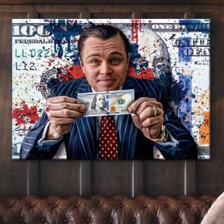 Obraz na stěnu The Wolf of Wall Street Velikost obrazu: 50x70