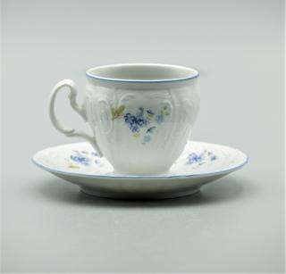 BERNADOTTE nezábudky, Šálok s tanierikom čajový VYSOKÝ 240 ml, Thun