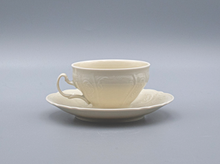 BERNADOTTE, Šálka s tanierikom čajová nízka 205 ml, ivory, Thun