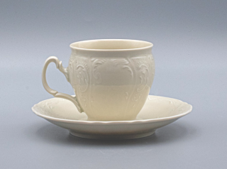 BERNADOTTE, Šálka s tanierikom čajový vysoký 240 ml, ivory, Thun