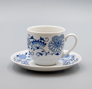 HENRIETA, Šálka s tanierikom čajový vysoký SAPHYR 250 ml, Thun