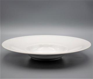 Tanier hlboký GOURMET 31 cm, biela, Thun