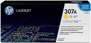 TONER HP CE742A Yellow pre LaserJet CP5220, 7300str. (PK)