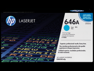 TONER HP CF031A, HP646 azúrový pre Color LaserJet CM4540, 12500str.