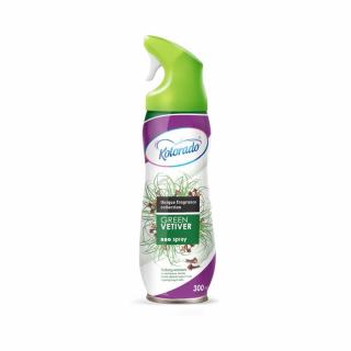 Sprejový osviežovač Kolorado Neo Spray - vôňa Green Vetiver, 300 ml