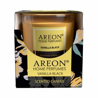 Vonná sviečka Areon - vôňa Vanilla Black, 120g