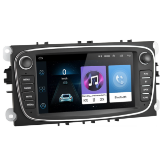 Autorádio Ford 7" displej 1/16GB - Android (2 Din Rádio pre Ford Focus MK II, S-Max, Mondeo, Galaxy II, C-Max  )