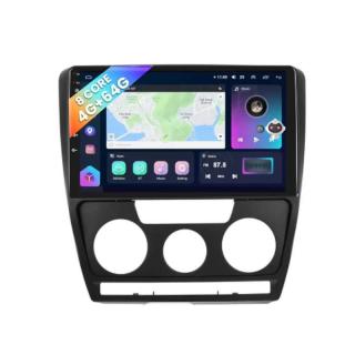 Autorádio Škoda Octavia 2 10,1" displej 4/64GB CarPlay - Android (2 Din Rádio pre Škoda Octavia 2)