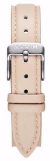 MVMT WOMENS AVENUE SERIES 14MM NUDE LEATHER SILVER + dárek zdarma