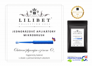 Jednorazové aplikátory MikroBrush, kolekcia Lilibet Collection 2022 (Sada 25 ks)