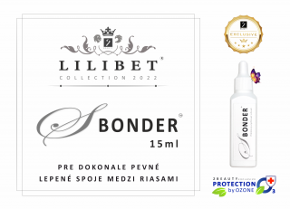 S-BONDER Lilibet Collection 2022 - prémiový bonder / urýchľovač schnutia (Pre zlepšenie vlastností rias a lepidla, fľaštička s kvapkadlom 15 ml)
