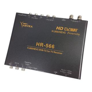 DVB-T2/HEVC/H.265 digitálny tuner Asuka s USB