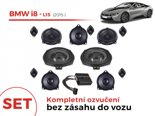Kompletné ozvučenie BMW i8 – L15 (2015-) HiFi
