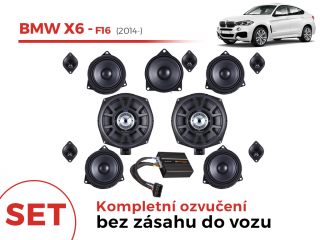 Kompletné ozvučenie BMW X6 – F16 (2014-) HiFi
