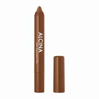 Alcina Saténové očné tiene v ceruzke - Satin Eyeshadow Pen - Bronze 1 ks