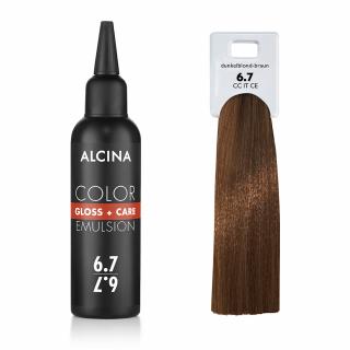 Alcina  Tónovacia emulzia - 6.7 Tmavá blond - hnedá 100 ml