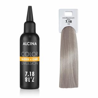 Alcina Tónovacia emulzia - 7.18 Stredná blond - popolavá - strieborná 100 ml