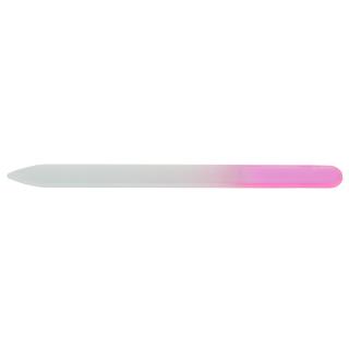 Pilník sklenený obojstranný 14 cm - ružový 1 ks