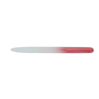 Pilník sklenený obojstranný 9 cm - červený 1 ks