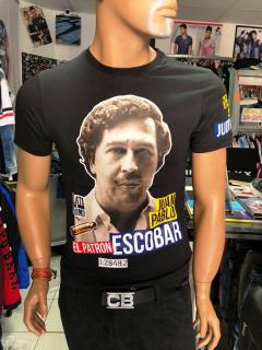 + 18 Tričko Pablo Escobar, Veľkosť S, Farba čierna