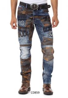 Cipo & Baxx Cipo & Baxx rifle CD859 blue, Farba modrá , Veľkosť 32