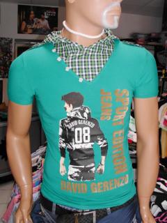 David & Gerenzo David & Gerenzo tričko, Veľkosť XL, Farba zelená